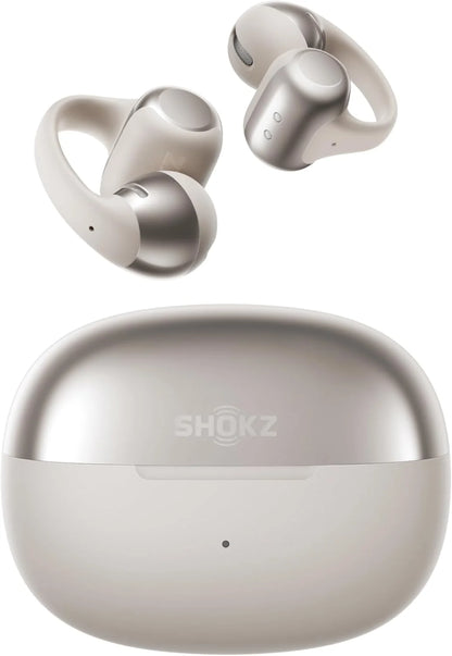 SHOKZ OpenDots ONE-Open-Ear Headphones, Clip-On Earbuds-Wireless Bluetooth Earbuds with Microphone-Secure, Lightweight, Comfort-Premium Dolby Audio-Water Resistant-Fast Charging (Renewed)